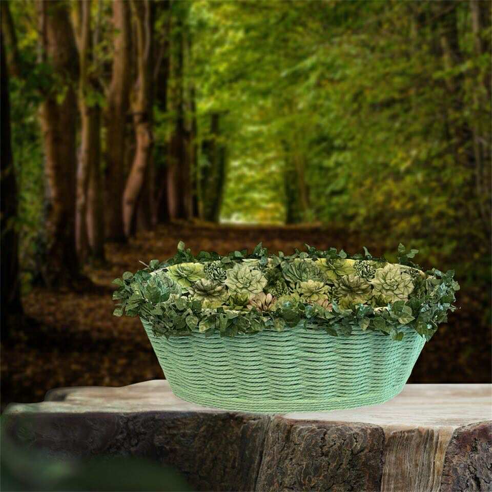 Woven Whimsy Green Ivy